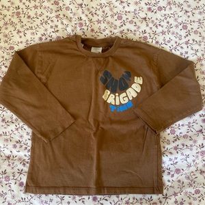 Zara kids snow brigade LS tee, size 3-4yrs